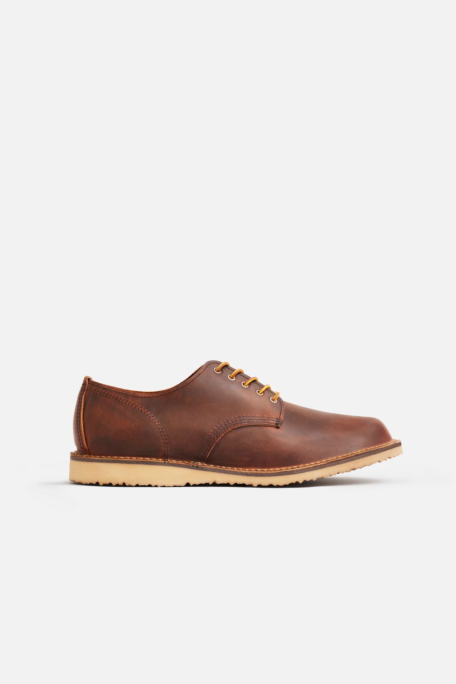 Red Wing Weekender Oxford 03604 Copper Rough and Tough side profile