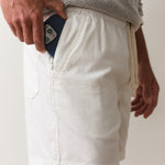 Marine Layer Saturday Beach Short 6in in White