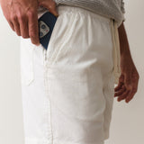 Marine Layer Saturday Beach Short 6in in White