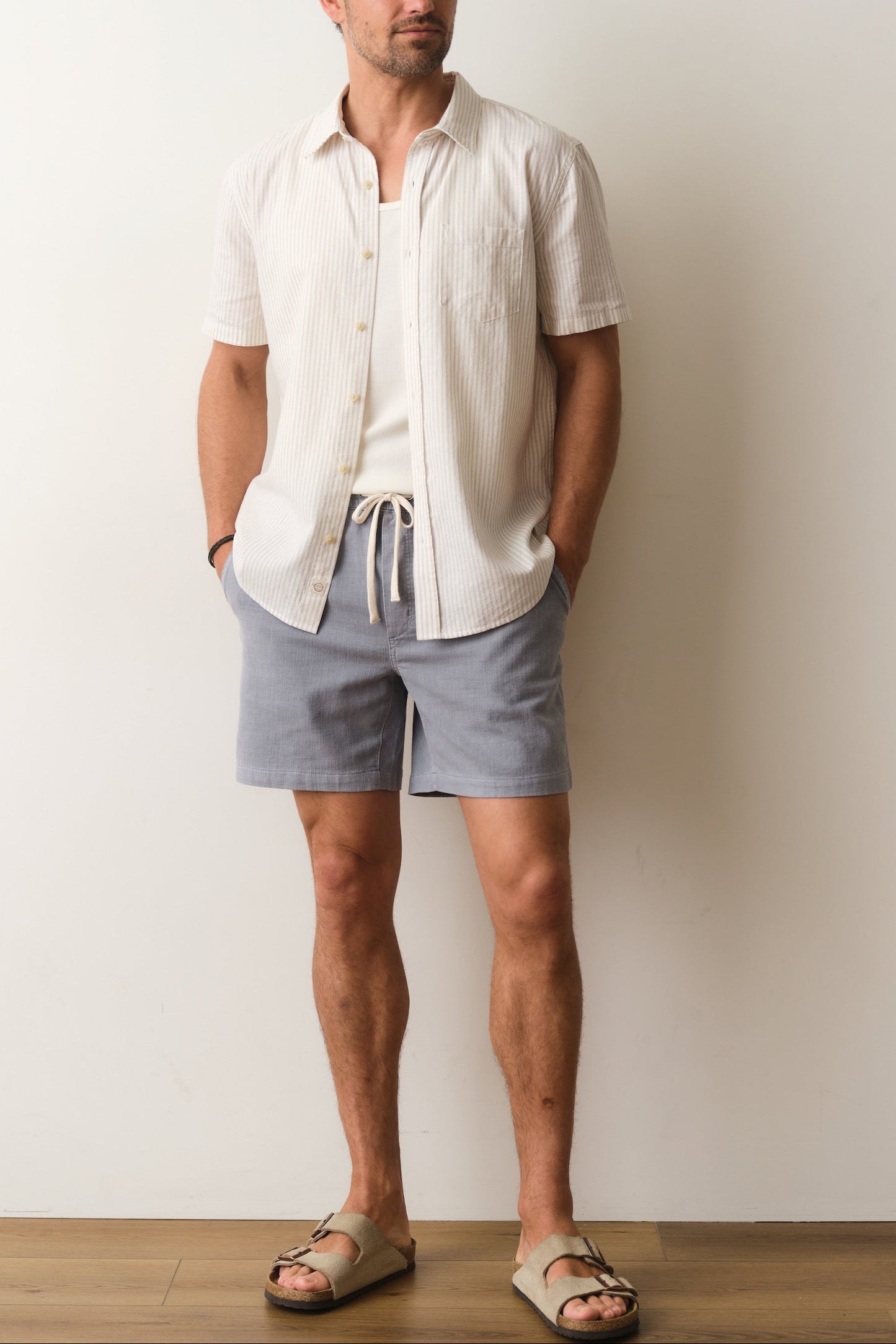 Marine Layer Saturday Beach Short 6in in Mid Grey