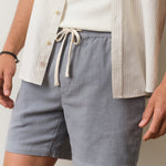 Marine Layer Saturday Beach Short 6in in Mid Grey