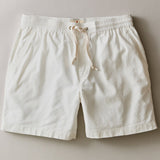 Marine Layer Saturday Beach Short 6in in White