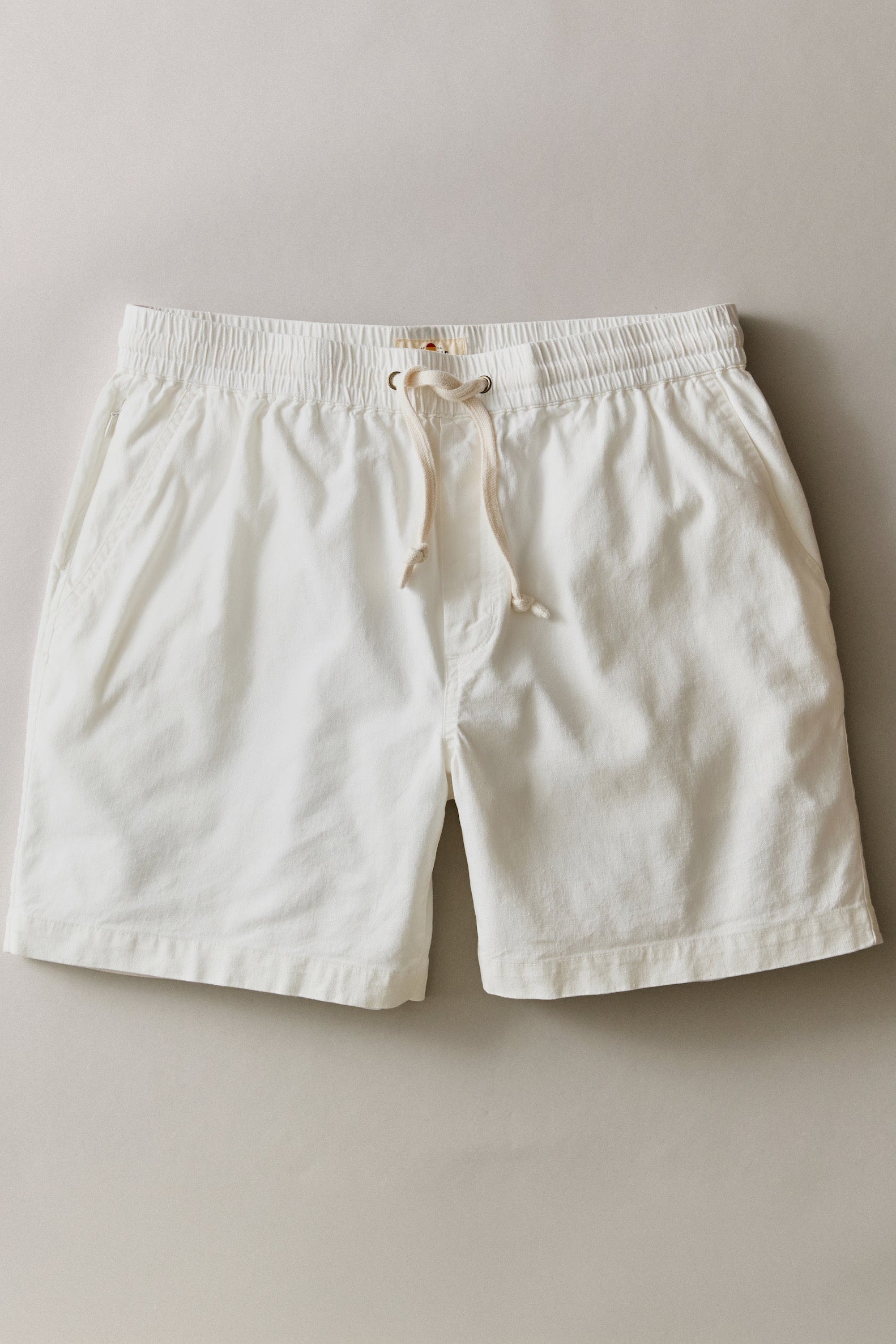 Marine Layer Saturday Beach Short 6in in White
