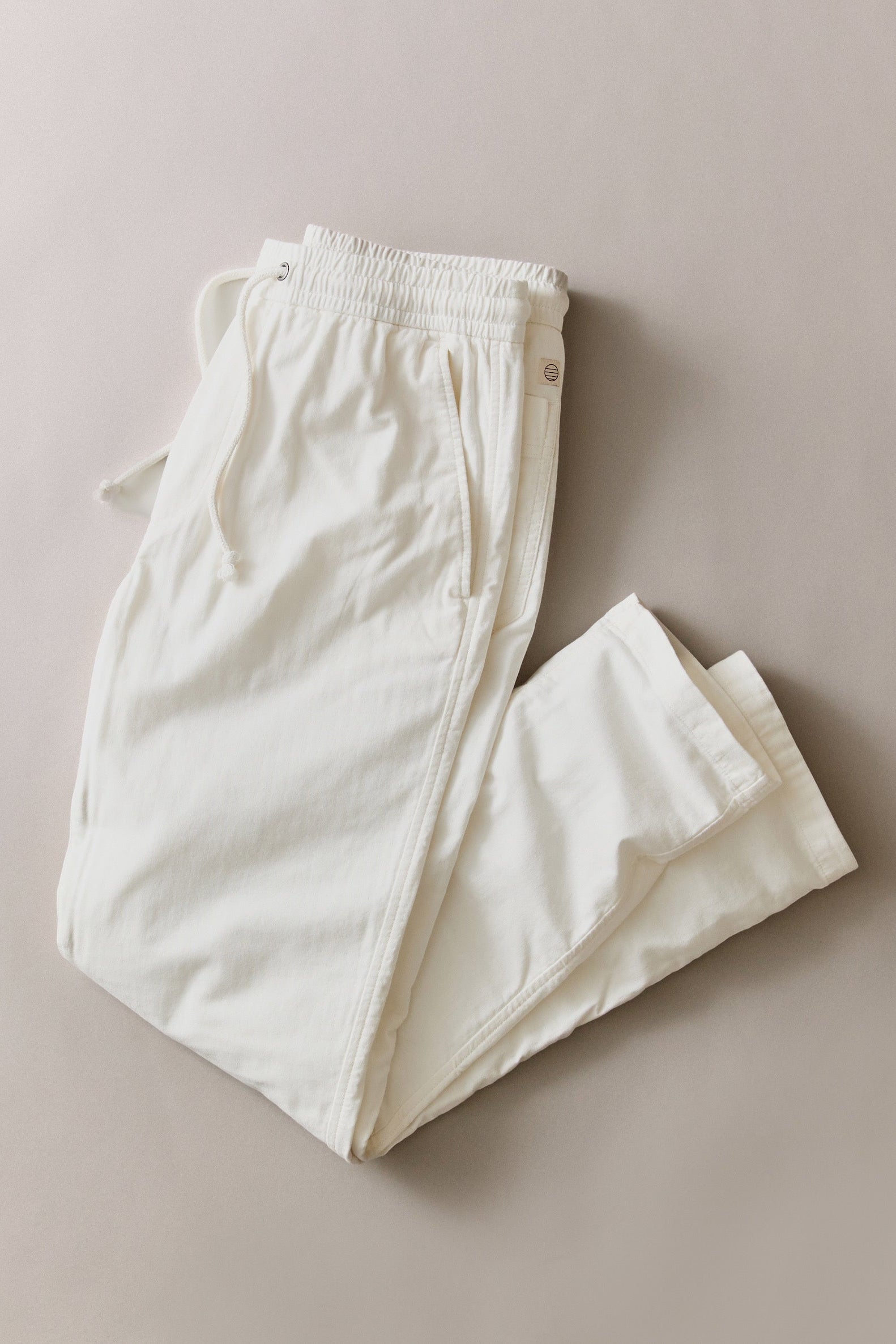 Marine Layer Saturday Stretch Beach Pant in White