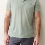 Marine Layer Air Polo in Iceberg Green