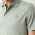 Marine Layer Air Polo in Iceberg Green