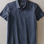 Marine Layer Air Polo in Mood Indigo