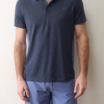 Marine Layer Air Polo in Mood Indigo