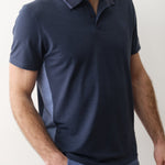 Marine Layer Air Polo in Mood Indigo