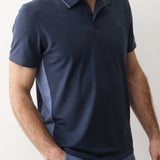 Marine Layer Air Polo in Mood Indigo