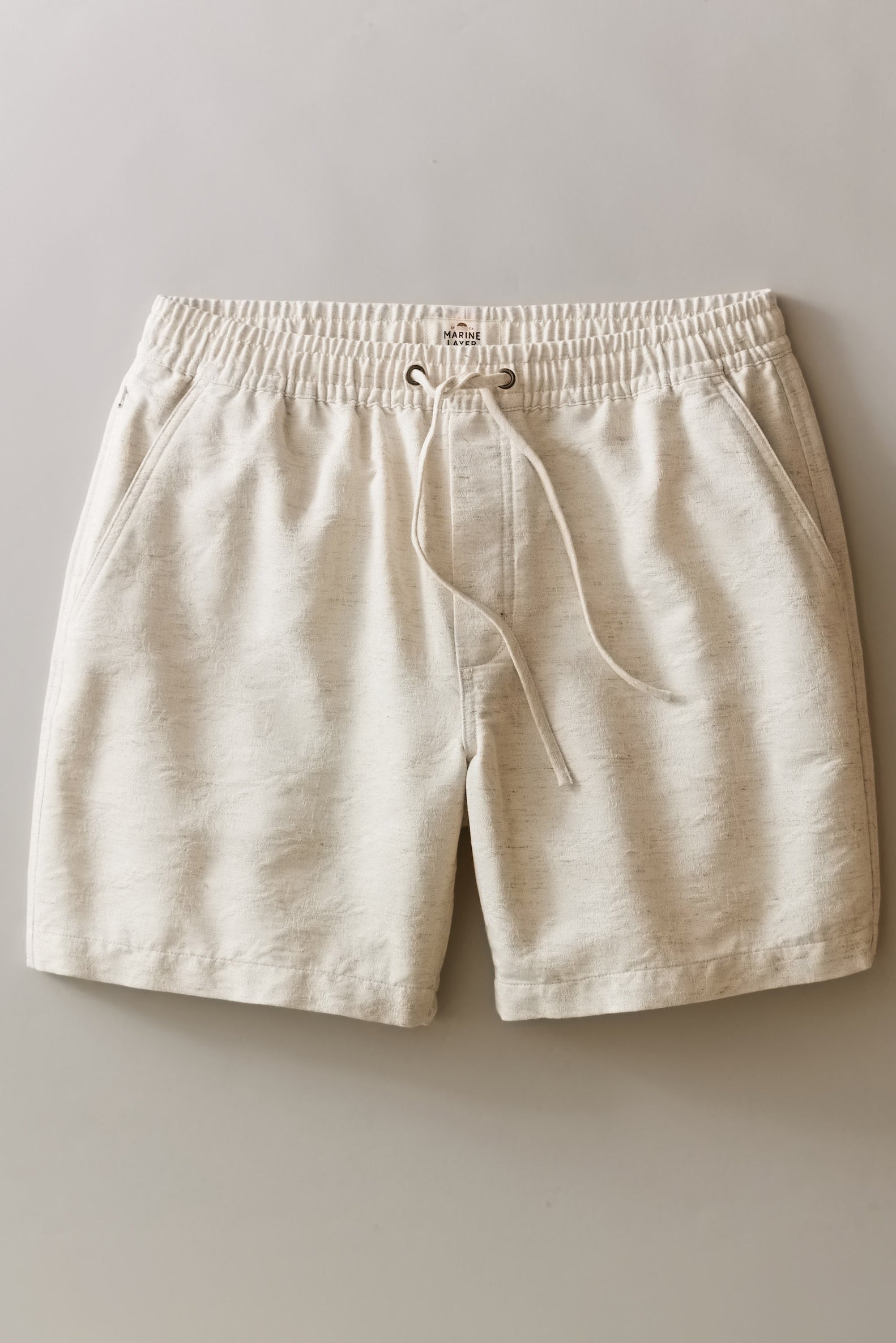 Marine Layer Saturday Beach Short 6in in Natural/Tan