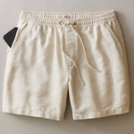 Marine Layer Saturday Beach Short 6in in Natural/Tan