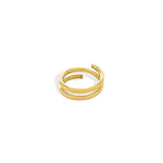 Double wrap coil ring side view