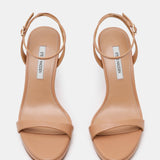 Steve Madden Sacramento natural leather heel, back view