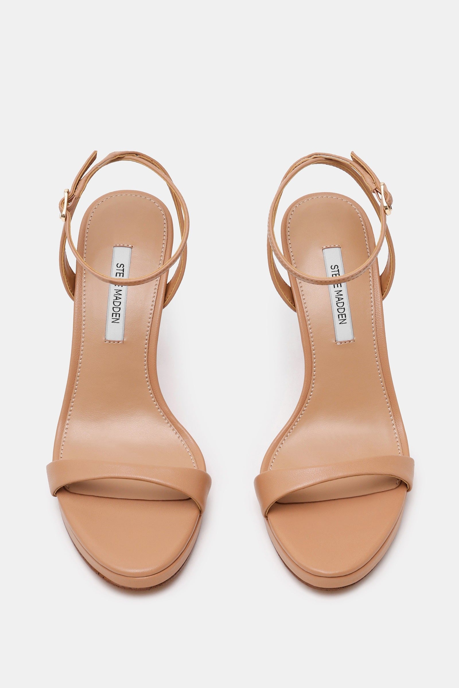 Steve Madden Sacramento natural leather heel, back view