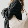 Sienna Slouchy Woven Shoulder Bag in Cream
