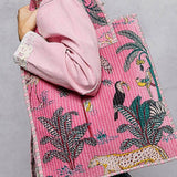 Quilted Soft Tote Bag