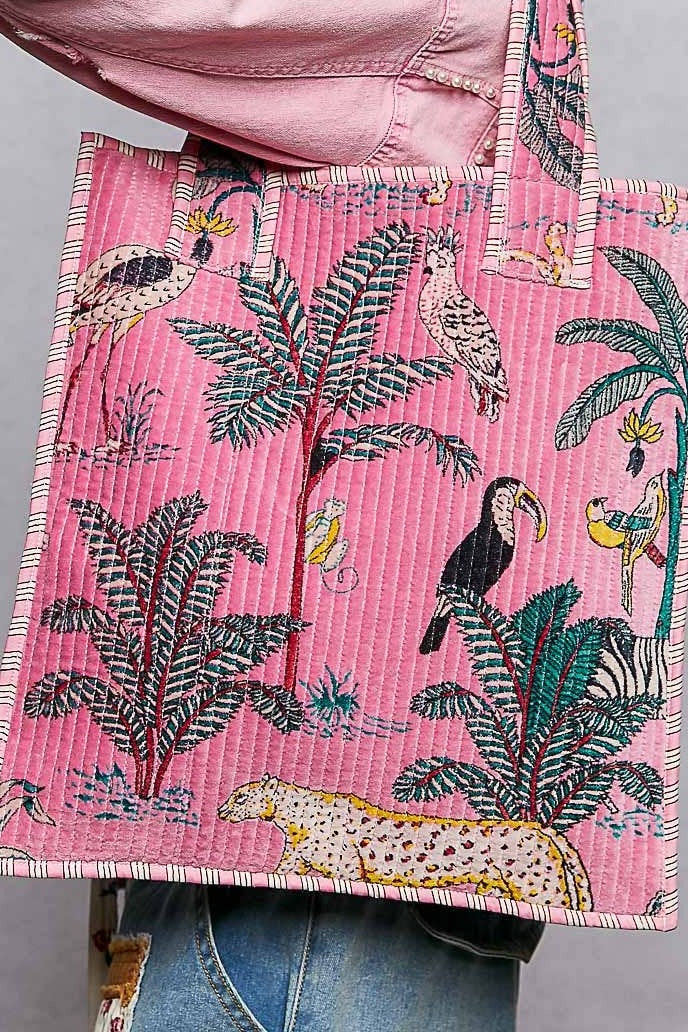 Quilted Soft Tote Bag