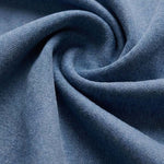Z Supply Solace Jersey Denim Top in Santorini Indigo, button front detail