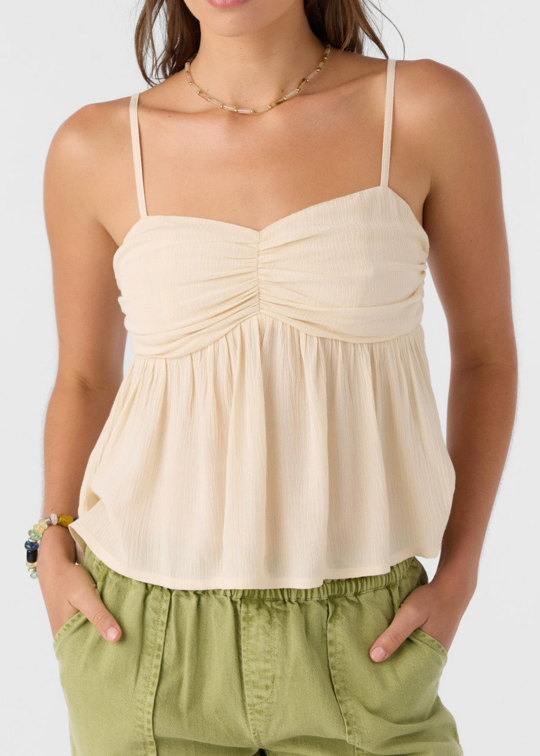 O'Neill - Womens - Tops - Tanks - Reeta Solid Sleeveless Top - MTT Collective
