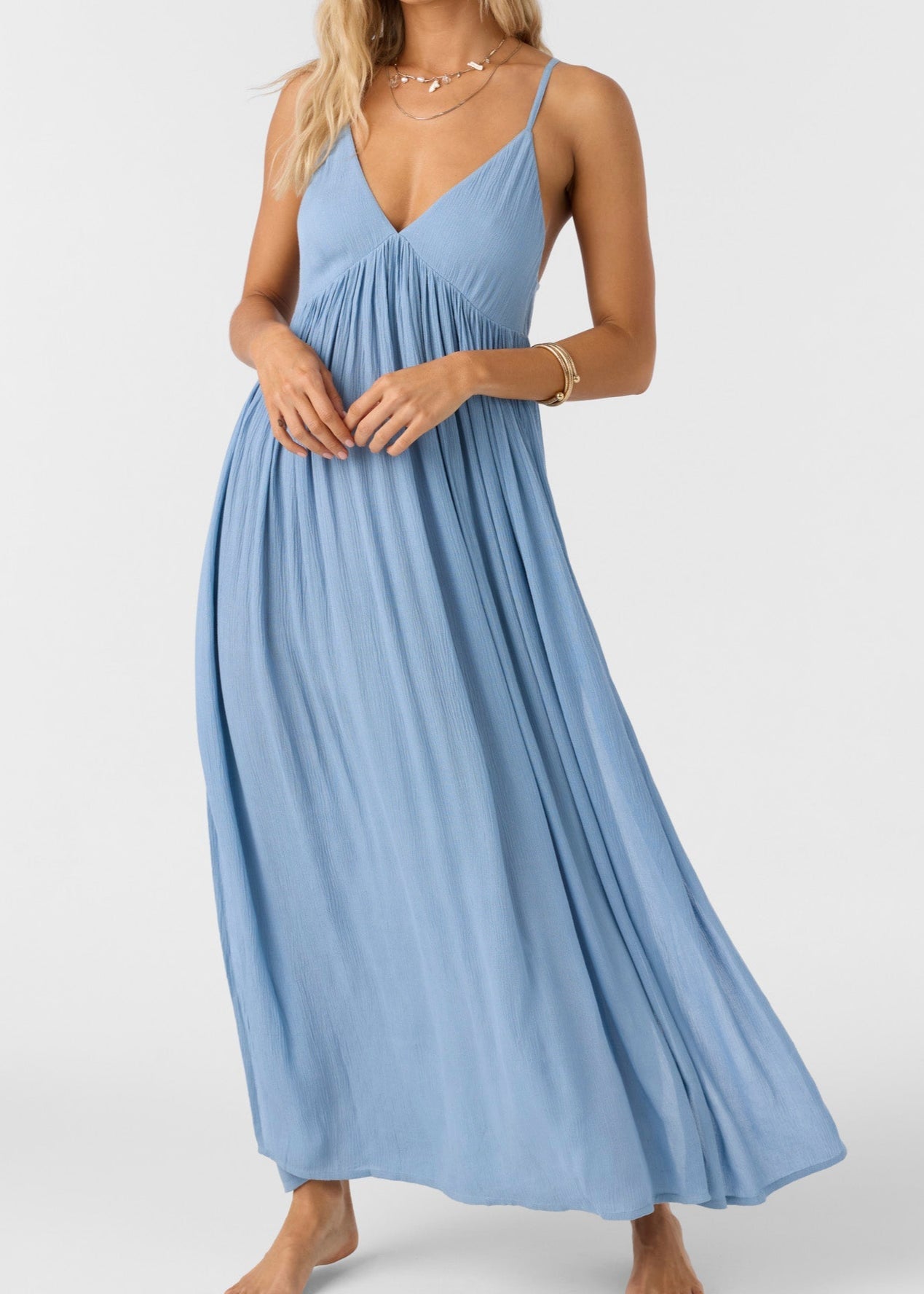 O'Neill - Womens - Dresses - Saltwater Solids Mel Maxi Cover-Up Dress - MTT Collective