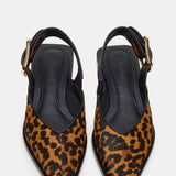 Shay Leopard Pointed-Toe Ballet Flat