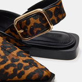 Shay Leopard Pointed-Toe Ballet Flat