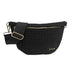 Suede Westlyn Woven Bum Bag in Suede Black