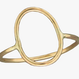 Small Oval Ring | Gold
