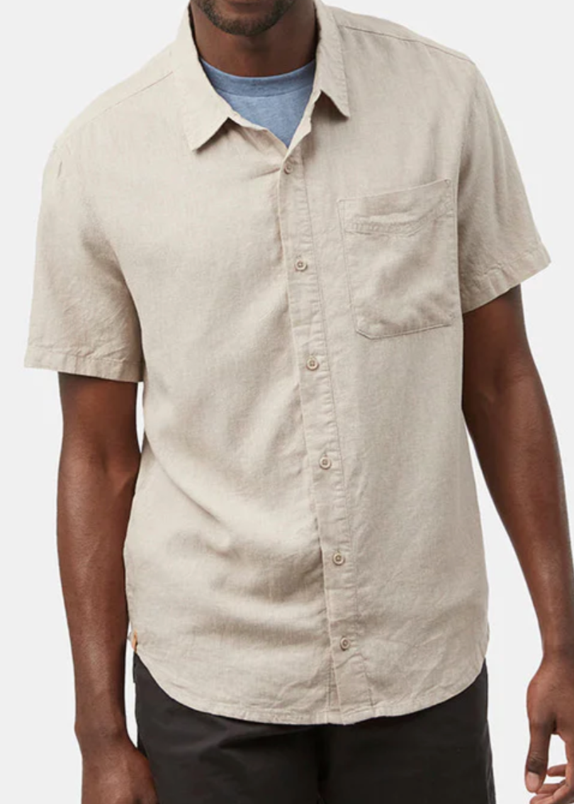 Men's Hemp Button Up Short Sleeve Shirt - MTT Collective
