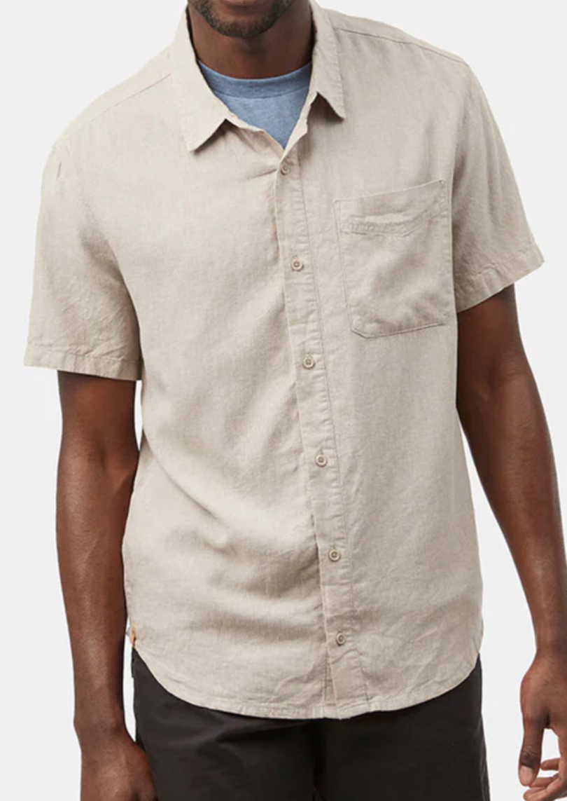 Men's Hemp Button Up Short Sleeve Shirt - MTT Collective