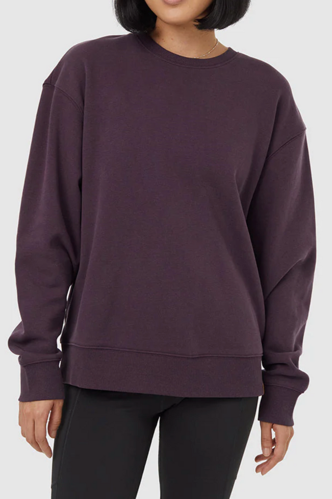 Tentree - Womens - Tops - Sweaters - TreeFleece Relaxed Crew - MTT Collective