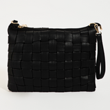 Gia Faux Leather Basket Weave Hand Bag