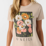 O'Neill - Womens - Tops - Tanks - Heritage Daisy Taupe Tee - MTT Collective