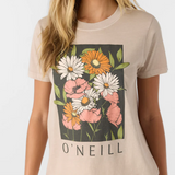 O'Neill - Womens - Tops - Tanks - Heritage Daisy Taupe Tee - MTT Collective