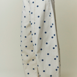 Peach Love California - Womens - Bottoms - Pants - Polka Dot Printed Wide Denim Pants - MTT Collective