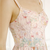 Storia - Womens - Dresses - Victoria Pink Floral Midi Dress - MTT Collective