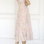 Storia - Womens - Dresses - Victoria Pink Floral Midi Dress - MTT Collective