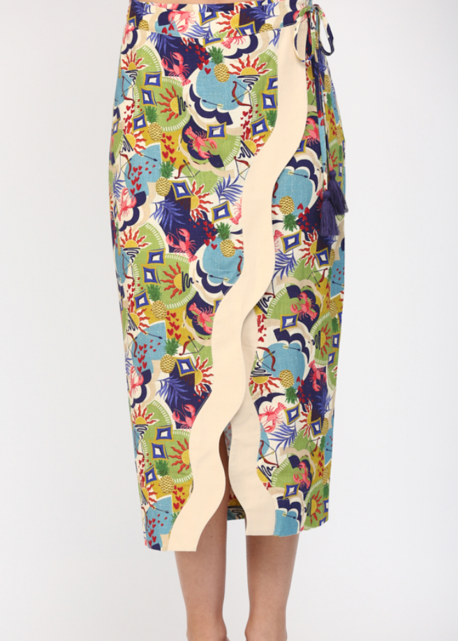 Fate By LFD - Womens - Bottoms - Skirts - Christina Wave Wrap Skirt - MTT Collective