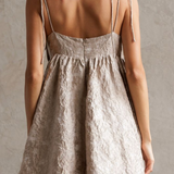 Lea Floral Babydoll Mini Dress with Bow