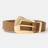 Renata Bulky Buckle Vegan Leather Belt