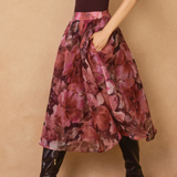 Florence Fleur de Lune Midi Skirt
