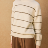 Miranda Striped Crewneck Sweater