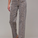 Ella Cheetah Print High Rise Classic Straight