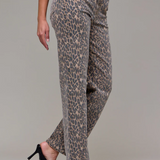 Ella Cheetah Print High Rise Classic Straight