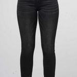 Mid Rise Ankle Skinny Jeans | Black - MTT Collective