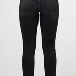 Mid Rise Ankle Skinny Jeans | Black - MTT Collective