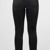 Mid Rise Ankle Skinny Jeans | Black - MTT Collective