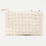 Gia Faux Leather Basket Weave Hand Bag