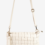 Gia Faux Leather Basket Weave Hand Bag